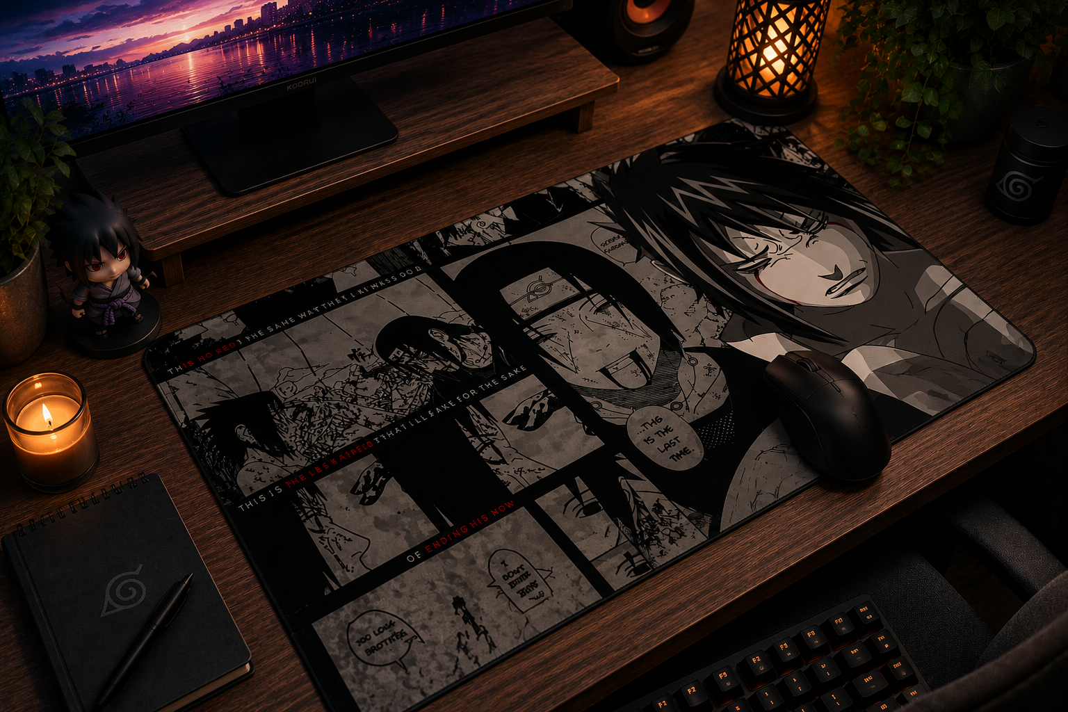 Tapis de souris : Sasuke w/ Itachi