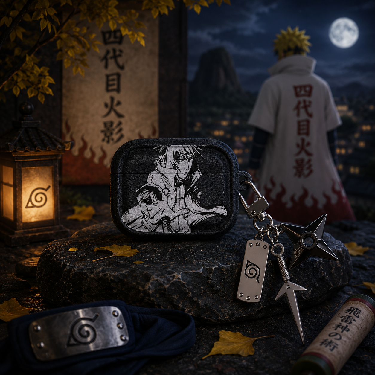 Coque AirPods Minato – 4ème Hokage