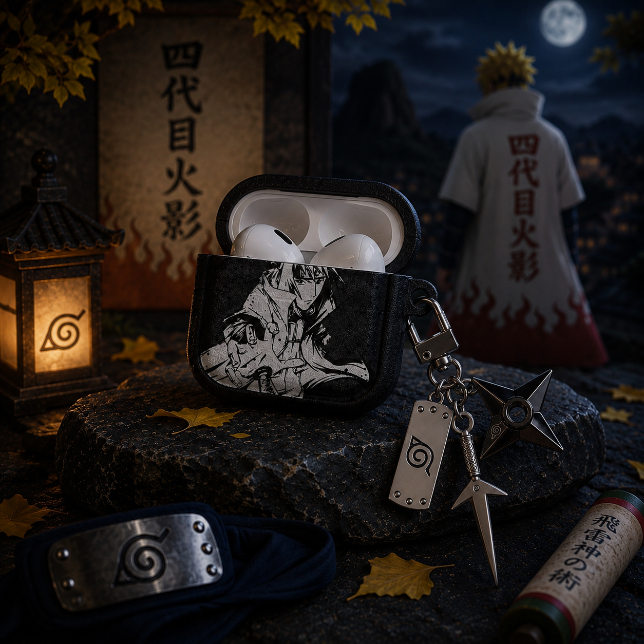 Coque AirPods Minato – 4ème Hokage